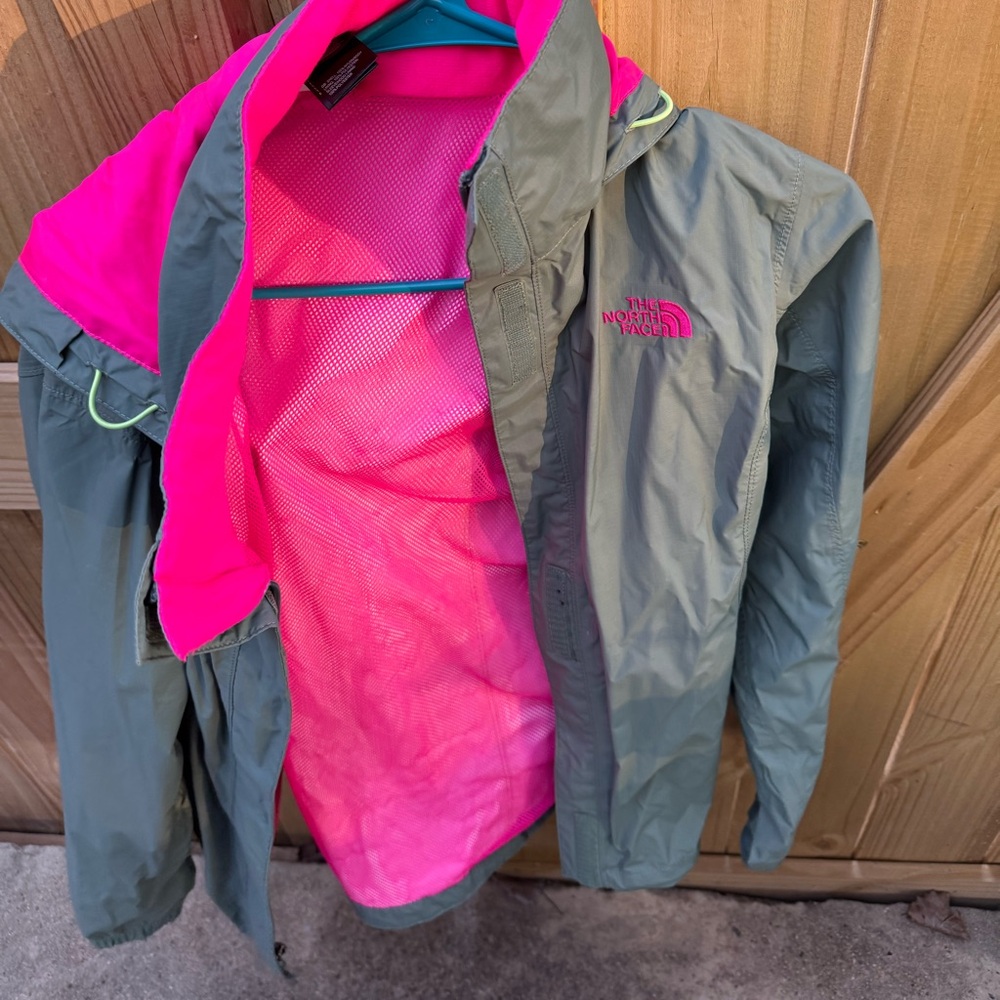 The north face rain jacket